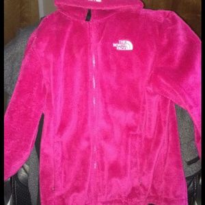 Eeuc worn few times pink North Face with hat